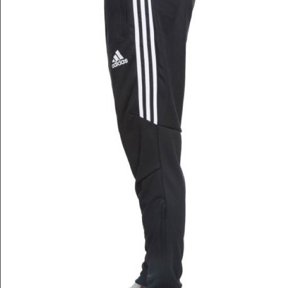 black adidas pants mens